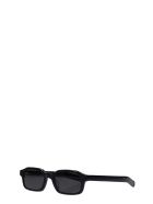 Flatlist Hanky Sunglasses In Black Pvc Flatlist Hanky Sunglasses In Black Pvc - black