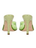 Paris Texas Croc-effect Leather And Pvc Sandals Paris Texas Croc-effect Leather And Pvc Sandals - Verde