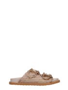Coral Blue Flats In Powder Wool And Polyamide Coral Blue Flats In Powder Wool And Polyamide - powder