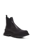 Alexander McQueen Tread Slick Chelsea Ankle Boots In Black Leather Alexander McQueen Tread Slick Chelsea Ankle Boots In Black Leather - Black