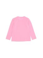 Monnalisa Long-sleeved Pink Cotton T-shrirt With Powerpuff Girls Print Monnalisa Long-sleeved Pink Cotton T-shrirt With Powerpuff Girls Print - Pink