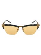 Gg0660s Sunglasses Gucci Gg0660s Sunglasses - 002 BLACK BLACK YELLOW