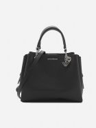 Emporio Armani Handbag With Screen-printed Logo Detail Emporio Armani Handbag With Screen-printed Logo Detail - Black