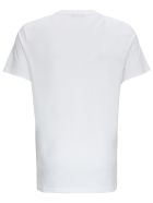 Balmain Laminated Logo Tee In White Jersey Balmain Laminated Logo Tee In White Jersey - White