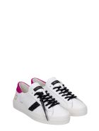 D.A.T.E. Hill Low Sneakers In White Leather D.A.T.E. Hill Low Sneakers In White Leather - white