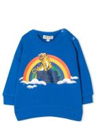 Kenzo Kids Sweatshirt With Print Kenzo Kids Sweatshirt With Print - Blu