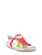Golden Goose Superstar Sneakers Golden Goose Superstar Sneakers - Silver/white/yellow Fluo