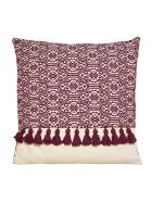 Cushions Trama 80x80 Cm Le Botteghe su Gologone Cushions Trama 80x80 Cm - Red Fantasy