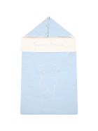 Armani Collezioni Light Blue Sleeping Bag For Babyboy With Logo Armani Collezioni Light Blue Sleeping Bag For Babyboy With Logo - Light Blue