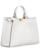 Fendi Peekaboo X-tote Leather Bag Fendi Peekaboo X-tote Leather Bag - Ghiaccio
