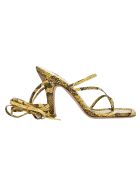 Snake Print Sandals Paris Texas Snake Print Sandals - Giallo