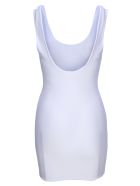 T By Alexander Wang Fitted Logo Tank Dress In Active Stretch T by Alexander Wang Fitted Logo Tank Dress In Active Stretch - WHITE