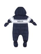 Hugo Boss Blue Overall For Baby Boy Hugo Boss Blue Overall For Baby Boy - Blue