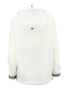 Burberry Everton - Logo Tape Econyl® Hooded Jacket Burberry Everton - Logo Tape Econyl® Hooded Jacket - Optic White