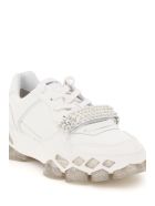 Jimmy Choo Diamond X Strap F Sneakers Jimmy Choo Diamond X Strap F Sneakers - WHITE CRYSTAL (White)