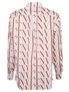 Vltn Logo Shirt Valentino Vltn Logo Shirt - White/Red