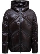 Bottega Veneta Brown Shiny Nylon Down Jacket Bottega Veneta Brown Shiny Nylon Down Jacket - Brown