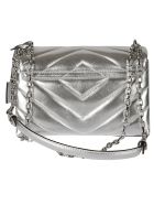 Michael Kors Cece Medium Chain Shoulder Bag Michael Kors Cece Medium Chain Shoulder Bag - Silver