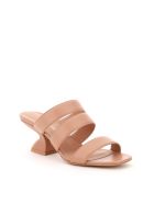 Salvatore Ferragamo Steffie 55 Leather Mules Salvatore Ferragamo Steffie 55 Leather Mules - Naturale