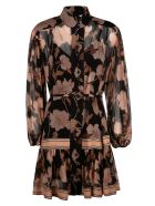 Concert Peonies Paneled Mini Dress Zimmermann Concert Peonies Paneled Mini Dress - Nero