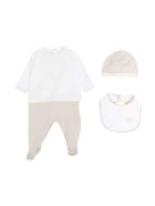 Fendi 3-piece Newborn Set Fendi 3-piece Newborn Set - Beige