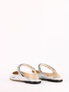 Silver Bing Flat Mule Jimmy Choo Silver Bing Flat Mule - Argento