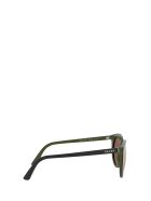 Prada Prada Pr 02xs Top Black / Green Sunglasses Prada Prada Pr 02xs Top Black / Green Sunglasses - Top Black / Green