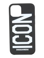 Dsquared2 Iphone 12 Pro Cover Dsquared2 Iphone 12 Pro Cover - Nero