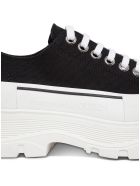 Alexander McQueen Tade Slick Fabric Sneakers Alexander McQueen Tade Slick Fabric Sneakers - Black