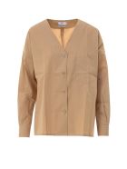 Shirt Closed Shirt - Beige