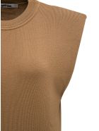 Mauro Grifoni Brown Wool Vest With Padded Shoulder Straps Mauro Grifoni Brown Wool Vest With Padded Shoulder Straps - Brown