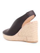 Ras 'butter' Leather Wedges Ras 'butter' Leather Wedges - Negro