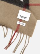 Burberry Classic Cashmere Scarf With Tartan Motif Burberry Classic Cashmere Scarf With Tartan Motif - Archive beige