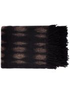 Venezia Mohair Plaid Midsummer Milano Venezia Mohair Plaid - Black