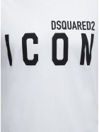 Dsquared2 Cotton T-shirt With Logo Print Dsquared2 Cotton T-shirt With Logo Print - White