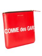 Comme des Garçons Shirt Boy Logo Print Wallet Comme des Garçons Shirt Boy Logo Print Wallet - Red