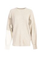 Issey Miyake Hand It Hand Crew Neck Sweater Issey Miyake Hand It Hand Crew Neck Sweater - Beige Hued