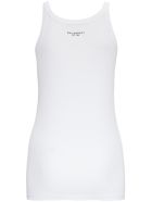Philosophy di Lorenzo Serafini Ribbed Cotton Tank Top Philosophy di Lorenzo Serafini Ribbed Cotton Tank Top - White