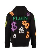 Printed Full Zip Hoodie Philipp Plein Printed Full Zip Hoodie - Nero.