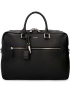 Saint Laurent Leather Briefcase Saint Laurent Leather Briefcase - black