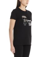 Karl Lagerfeld 'karl & Choupette' T-shirt Karl Lagerfeld 'karl & Choupette' T-shirt - Black