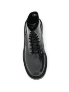Alexander McQueen Worker Leather Boots Alexander McQueen Worker Leather Boots - BLACK