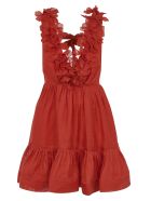 Floral Applique Sleeveless Dress Zimmermann Floral Applique Sleeveless Dress