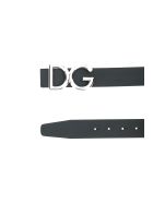 Dolce & Gabbana Dg Leather Belt Dolce & Gabbana Dg Leather Belt - Nero