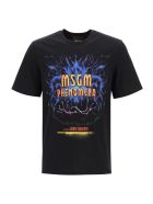 MSGM Horror Print T-shirt MSGM Horror Print T-shirt - NERO (Black)