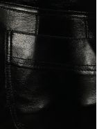 Philosophy Polished-effect Cropped Trousers Philosophy di Lorenzo Serafini Philosophy Polished-effect Cropped Trousers - BLACK