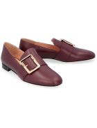 Bally Janelle Leather Loafers Bally Janelle Leather Loafers - Burgundy