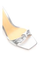 Alexandre Birman Clarita Square Pillar 85 Sandals Alexandre Birman Clarita Square Pillar 85 Sandals - SILVER (Silver)