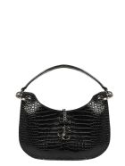 Jimmy Choo Shiny Varenne Hobo Bag Jimmy Choo Shiny Varenne Hobo Bag - Black