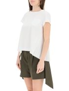 Hybrid T-shirt Sacai Hybrid T-shirt - Bianco